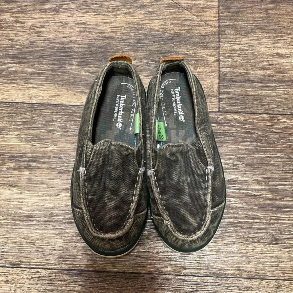 Timberland Kids Brown Slip-On Moccasins